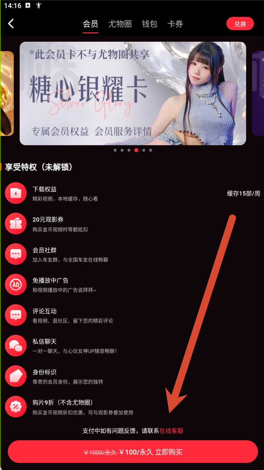 糖心vlog 会员卡页面参考十五